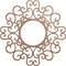 Ekena Millwork Reims Wood Fretwork Pierced Ceiling Medallion, Wood (Paint Grade), 38"OD x 14 1/2"ID x 3/8"T CMWP38X38X0375REMF - alternate 1